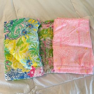 Lilly Pulitzer Flamingo Swaddle Set, Swaddle Set, Multi